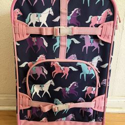 Pottery Barn Horse Suitcase 22 X 14 X 9