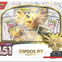 Zapdos EX 151 Box