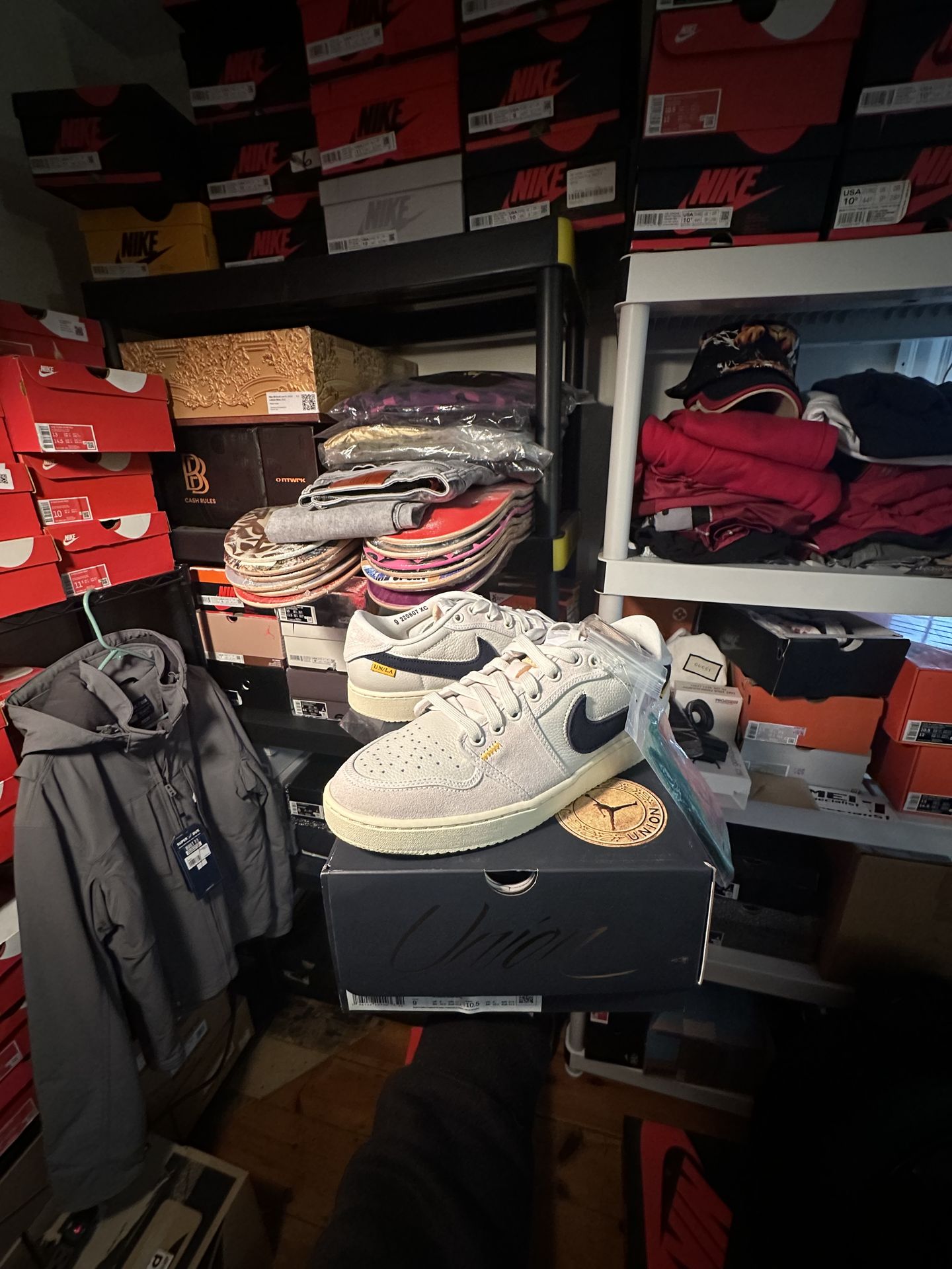 Jordan x Union Retro 1 Low “Sail Leather” Brand New! Size: 9