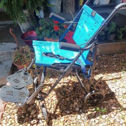 Convaid Crusier 10 Stroller Adaptive special Need Stroller  Used Blue.