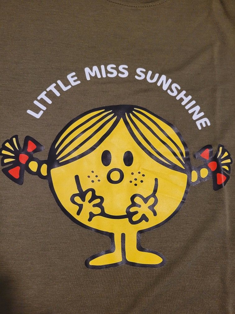 Little MISS SUNSHINE Olive Green T Shirt Medium
