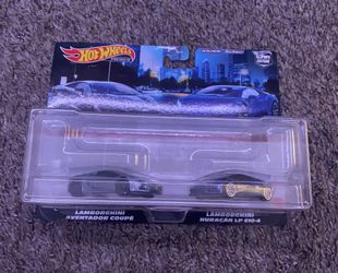Hot Wheels Premium Lamborghini Huracan & Lamborghini Aventador 2 Pack