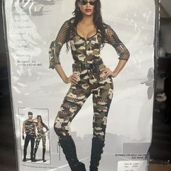 Sexy Army Halloween Costume 