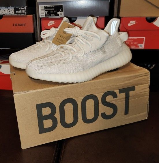 Adidas Yeezy 350v2 'Bone' Sz 9.5