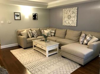 Sectional Beige Couches