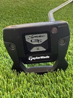 TaylorMade Spider GTx Black Putter RH w/ Headcover + SuperStroke Grip