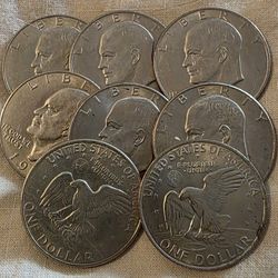 1971 clad Eisenhower dollar