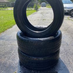 3 Matching 275/55/20 Tires