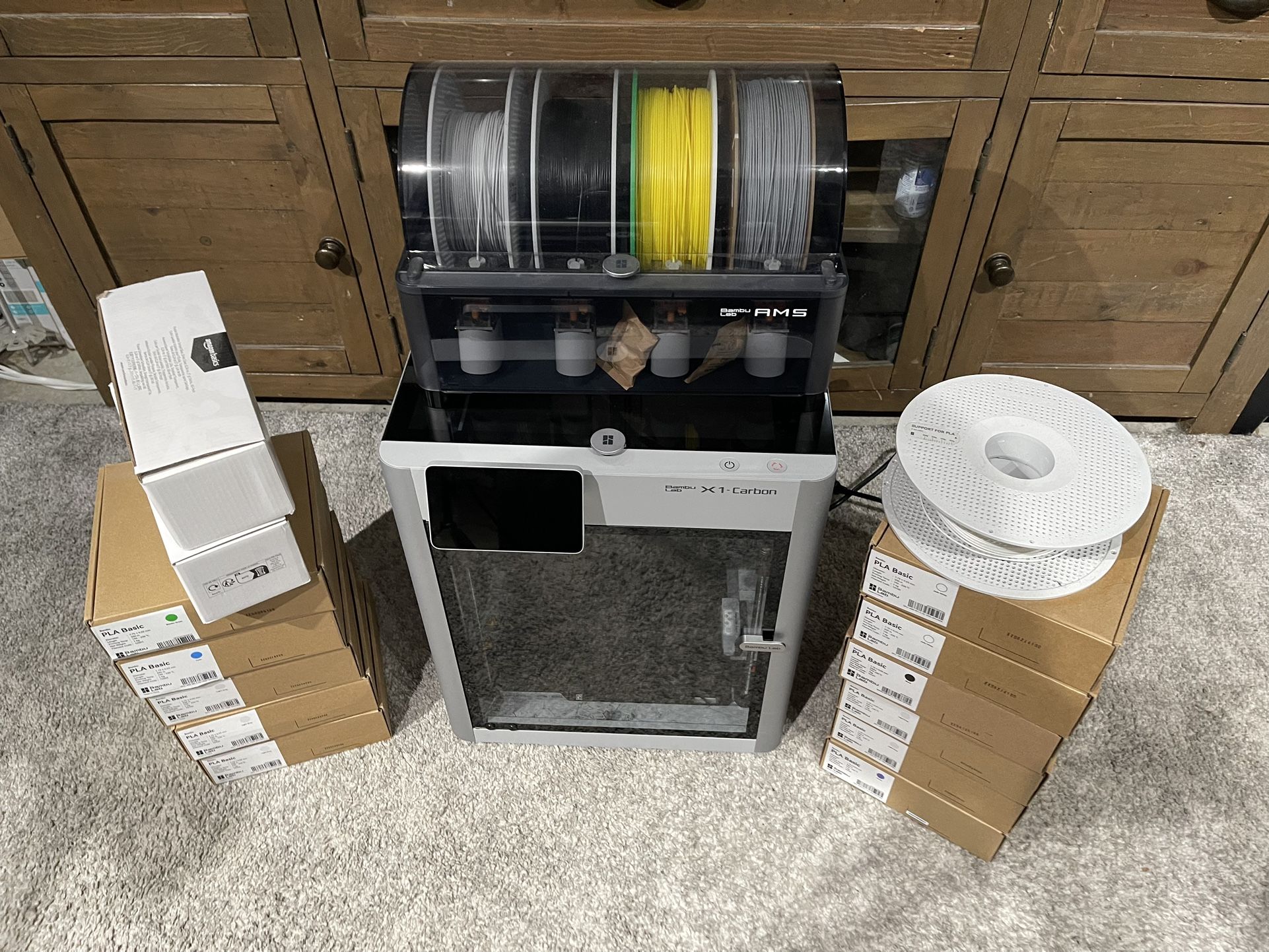 Bambu Labs X1C With Lots Of Filament