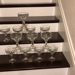 Bejeweled Wedding Tower Champagne/Margarita Glasses 