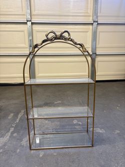 Gold bow shelve