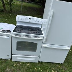 Whirlpool Refrigerator, GE Stove ,Kitchen aid dishwasher