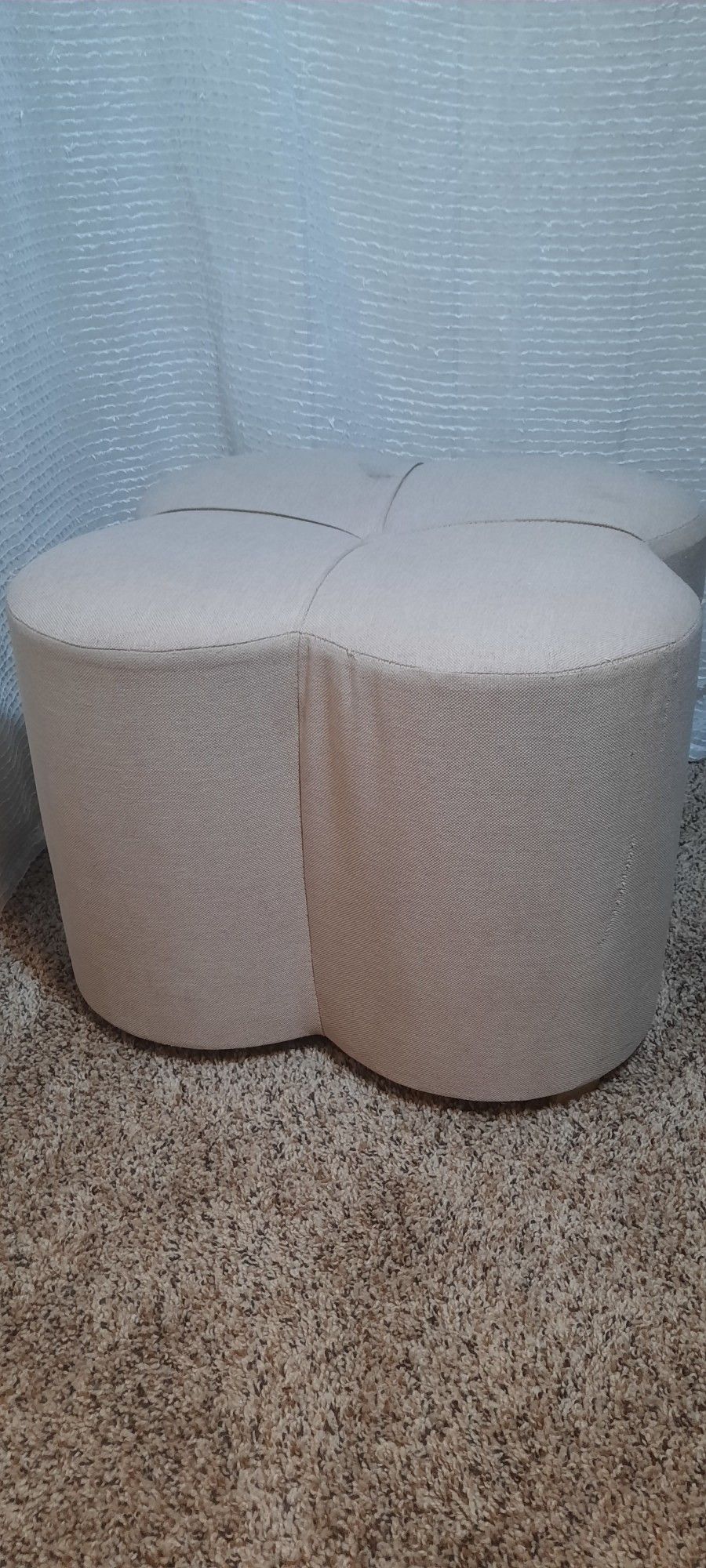 Beige Ottoman