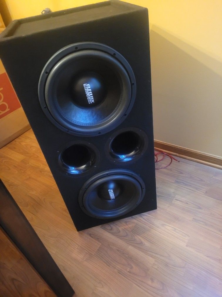U Series Sundown 12in In Box Powerbass 3k Amp Planetaudio 1.6k Amp