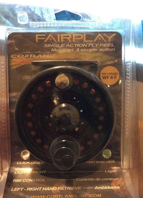 Cortland FairPlay preloaded fly reel 6wt