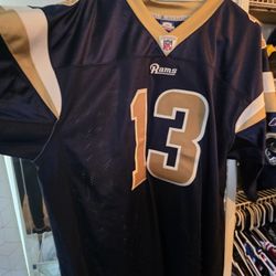 REEBOK On Field Rams Kurt Warner Authentic JERSEY size 54