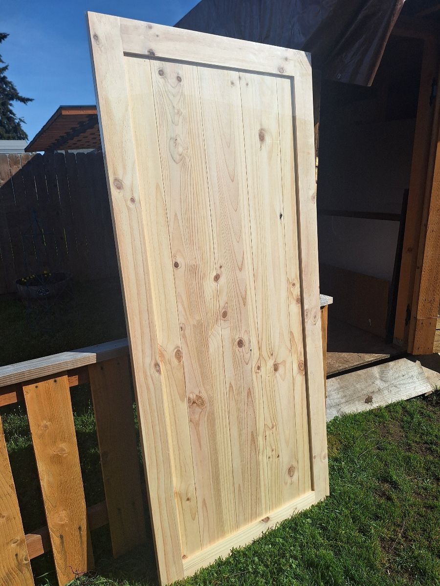 New Wood Barn Door-price Reduced