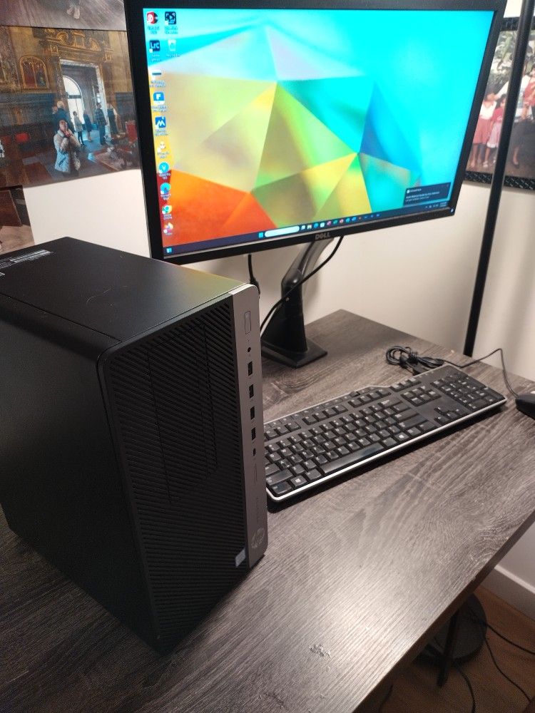 HP Desk Pro System, I-5 - 8 Core's 3.2Ghz, 16GB, Dual SSD, Win 11 Pro, Office 365, Virtual DJ Pro, Photoshop Illustrator - $160