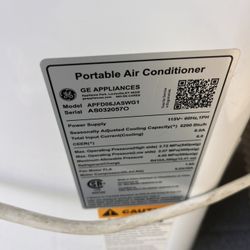 GE® 7,500 BTU Smart Portable Air Conditioner with Dehumidifier and Remote, Grey  Cools Medium Rooms  Delivers 7,500 BTU cooling capacity for medium ro