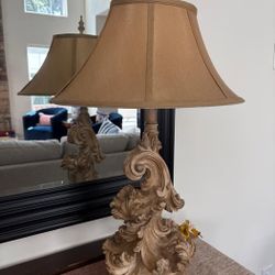 Composite Sculptural Table Lamp