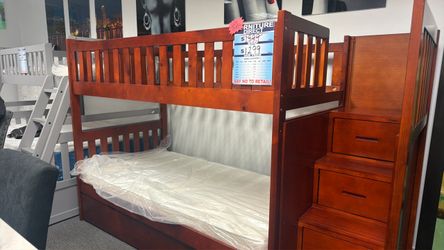Kids Furniture Bunk Bed With TWO FREE MATTRESS $1299