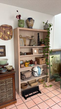 Wood bookshelf