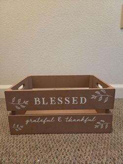 Decorative Wooden Basket
