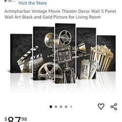 Artmyharbor Brand 5 Piece  Canvas Pictures 