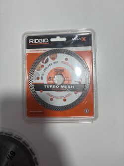 RIDGID Mesh-X 5" Turbo Mesh Diamond Blade