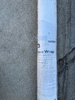 House Wrap Roll 2.74m x 45.72m READ FULL DESCRIPTION IN PICTURE