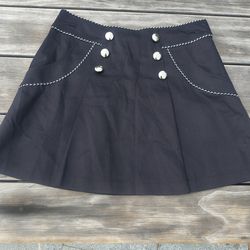 Matsu Mi black mini skirt.
