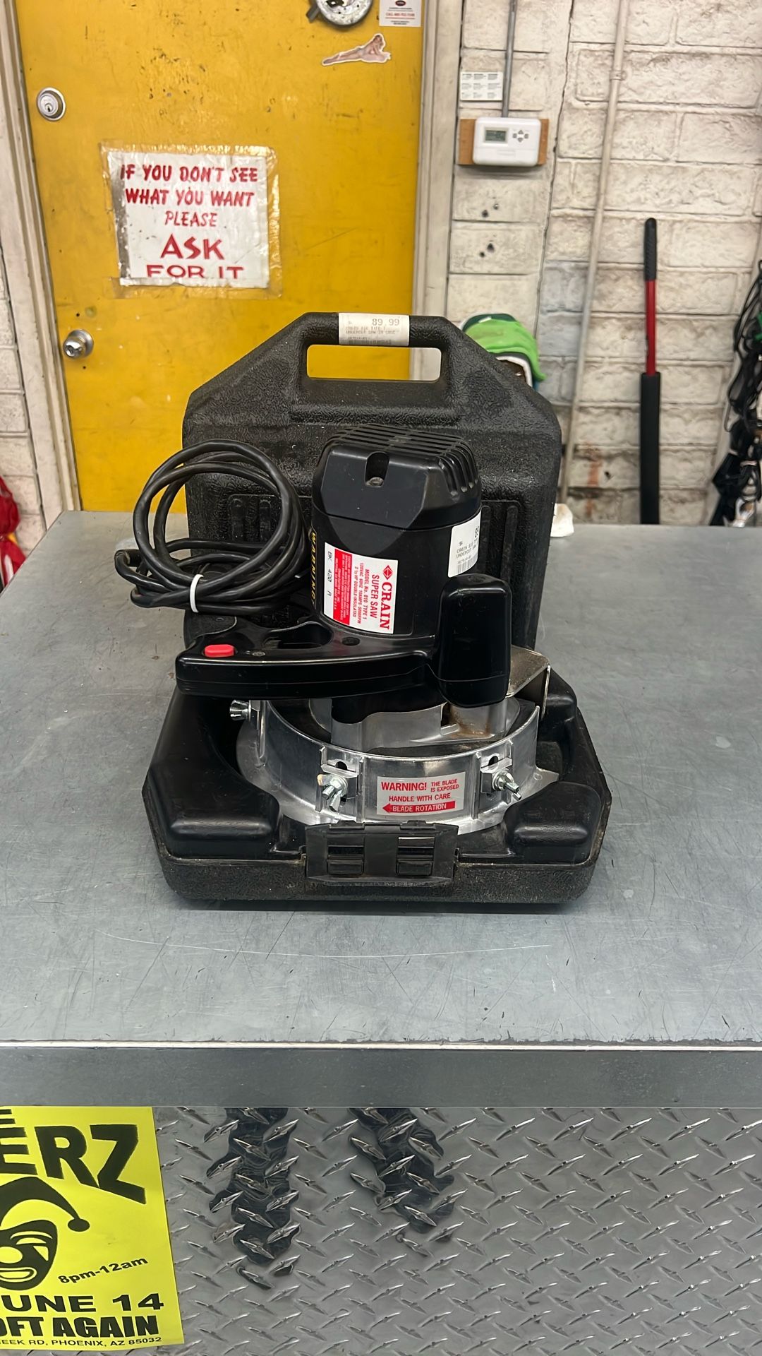 Crain 810 Super Saw Corded Undercut Jamb Saw
