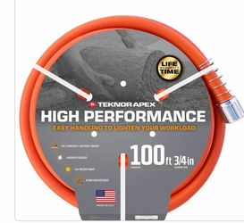 Teknor Apex High-Performance 3/4 in x 100 ft. Kink Resistant, Durable Contractor Grade Garden Hose