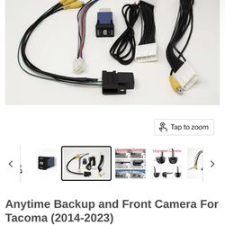 Anytime Backup and Front Camera Kit for Toyota Tacoma 2014-2023