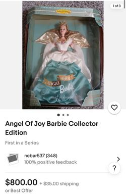 Angel of joy Barbie A collector items