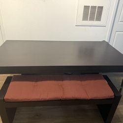 Dining Table With Bench 