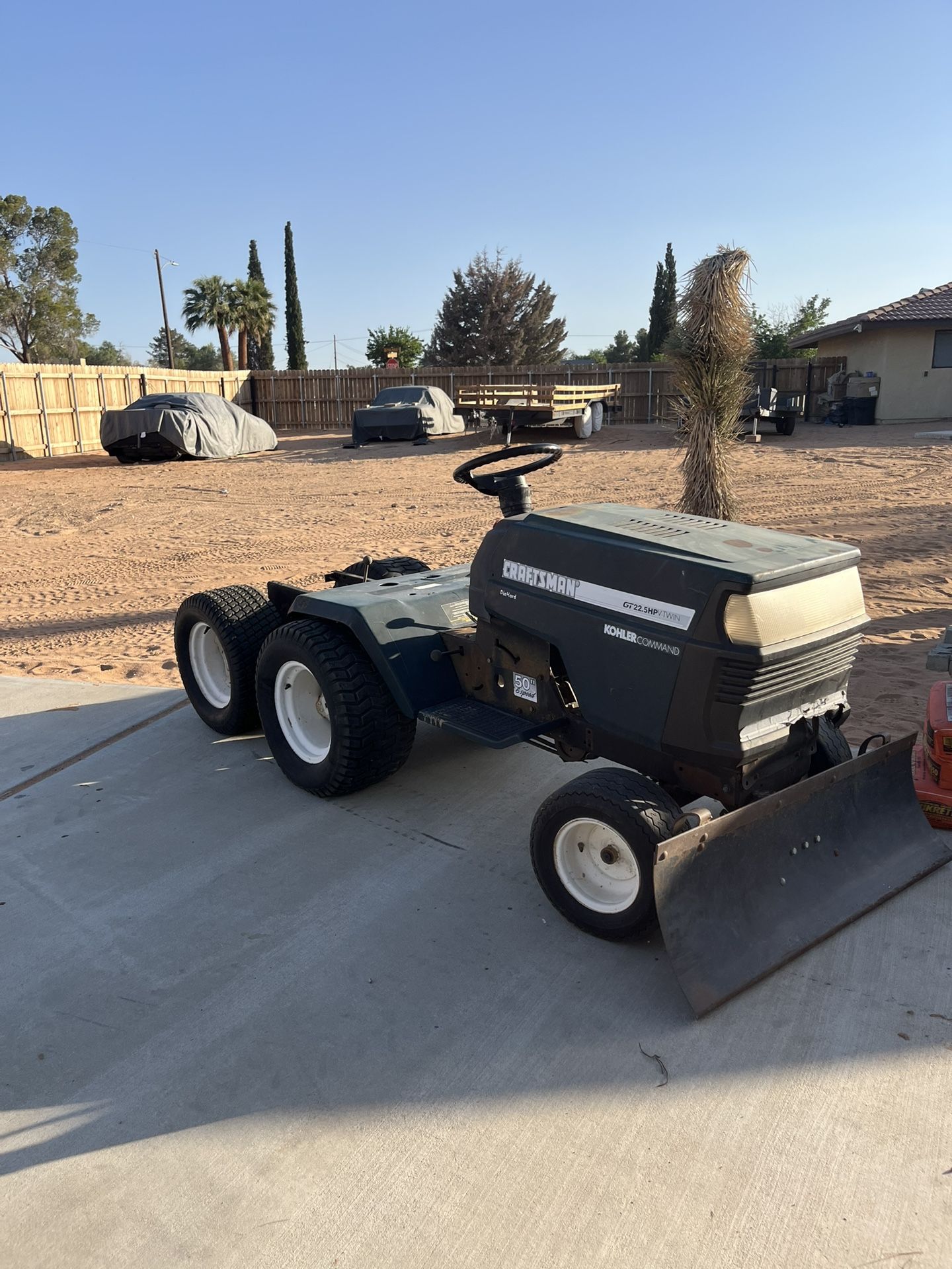 craftsman mini 6wheel tractor