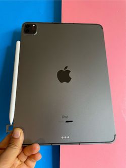 128GB Apple IPad Pro 11” 3rd Generation (2021 model / M1 chip ) WiFi + Cellular (5G / Unlocked) with pen, keyboard & Accessories