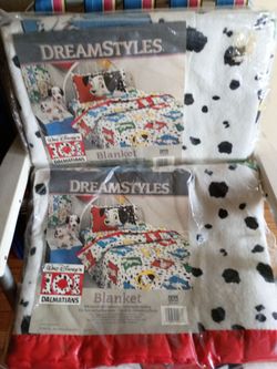 101 Dalmatian blankets 🔥1990