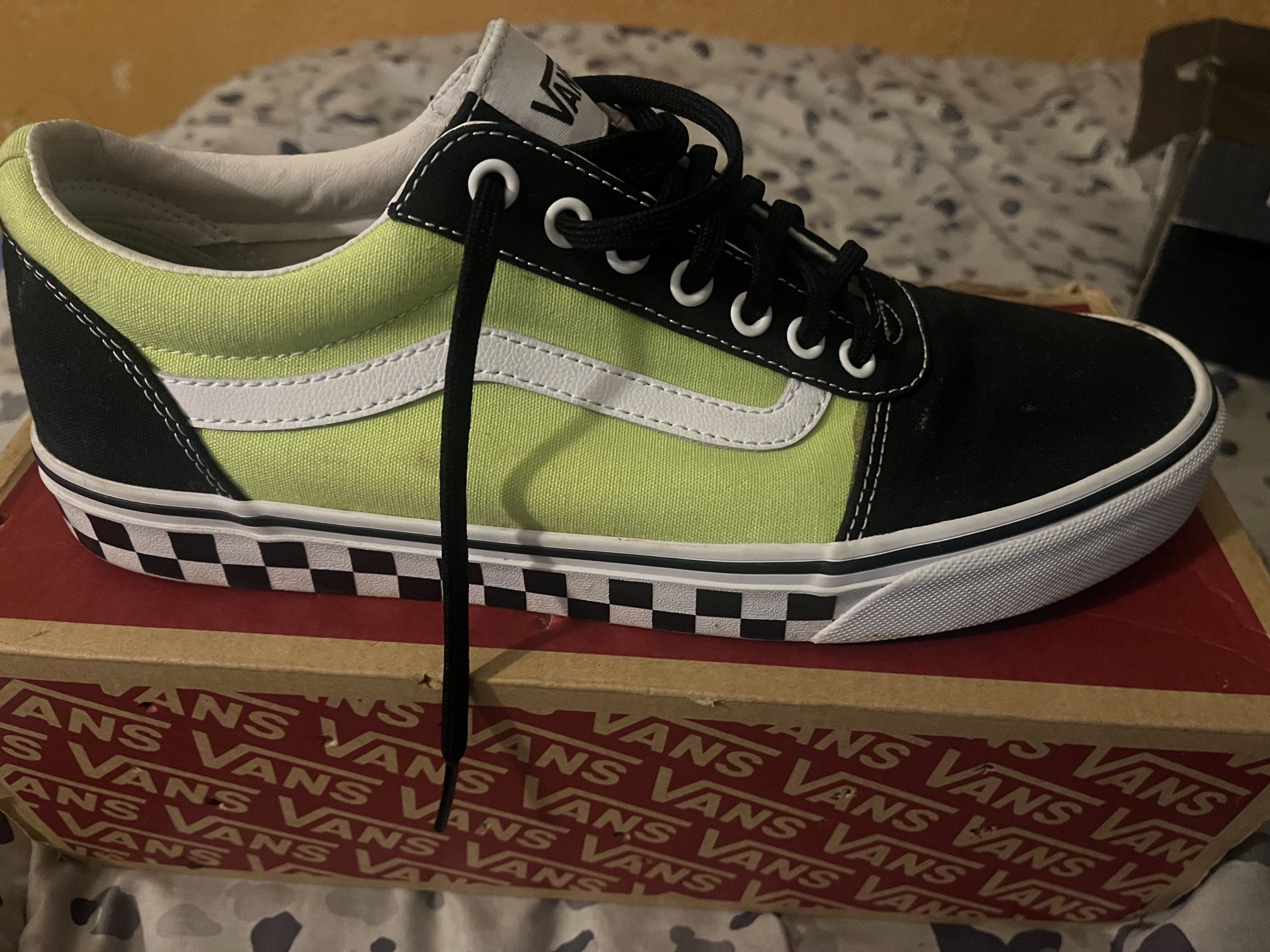 Checkers Tape vans 