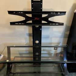 Z-Line Glass TV Stand w/ Mount – $60 OBO