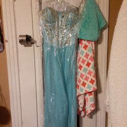 Blue Prom Dress