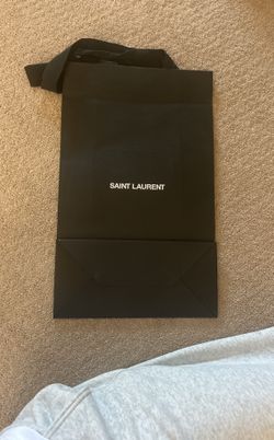 Saint Laurent paper bag