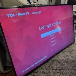 TCL 4K 55" Smart TV With Roku