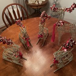 Gold Decorative Deer (5)