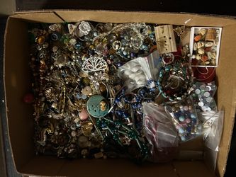 Large Mixed crafting Jewelry and Beads Lot