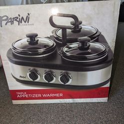 Parini 3  Appetizer Warmer