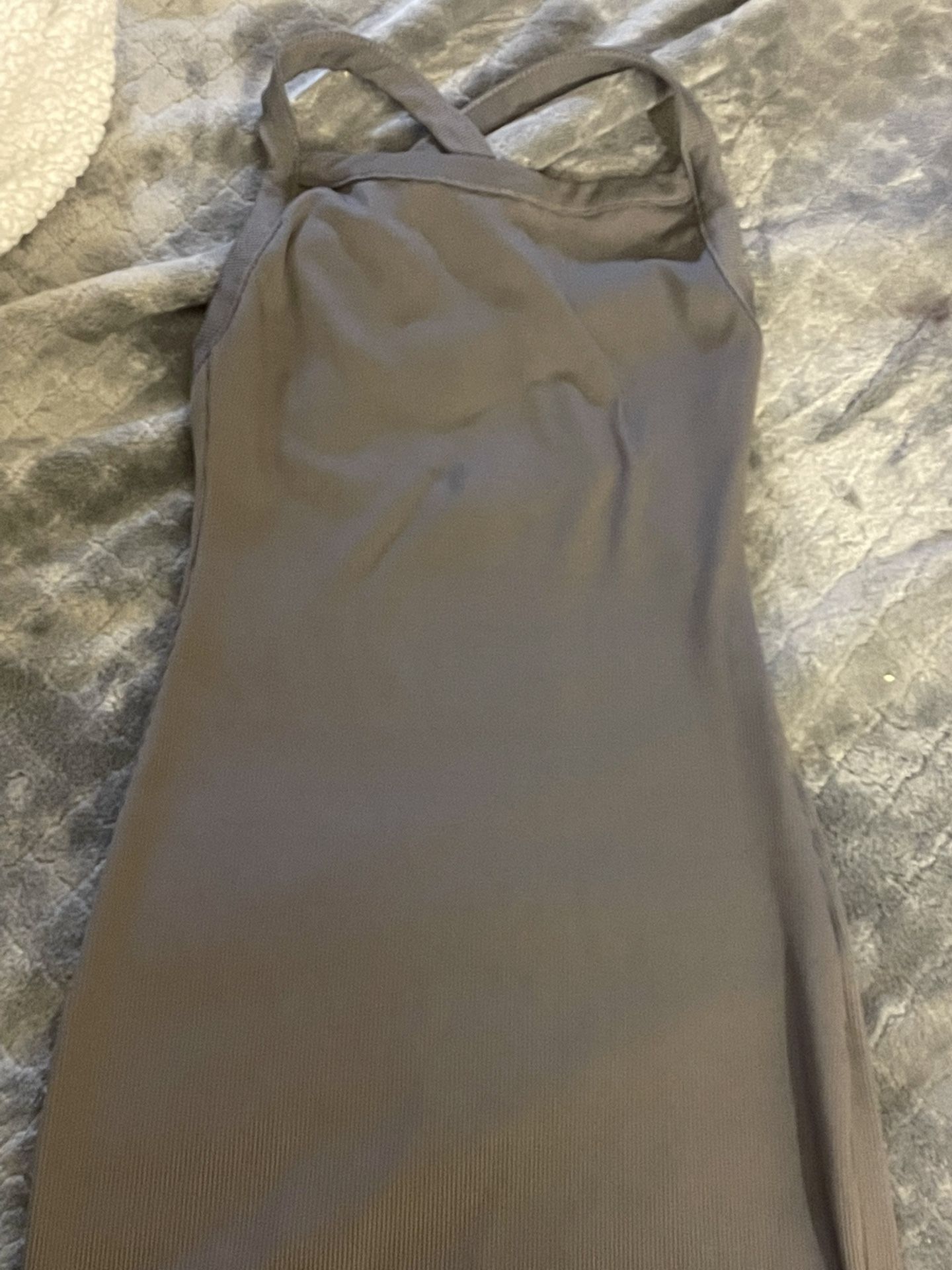 Gray Mini Dress