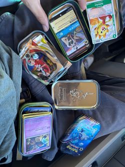 Trading Cards Pokemon Cards Tins & Other