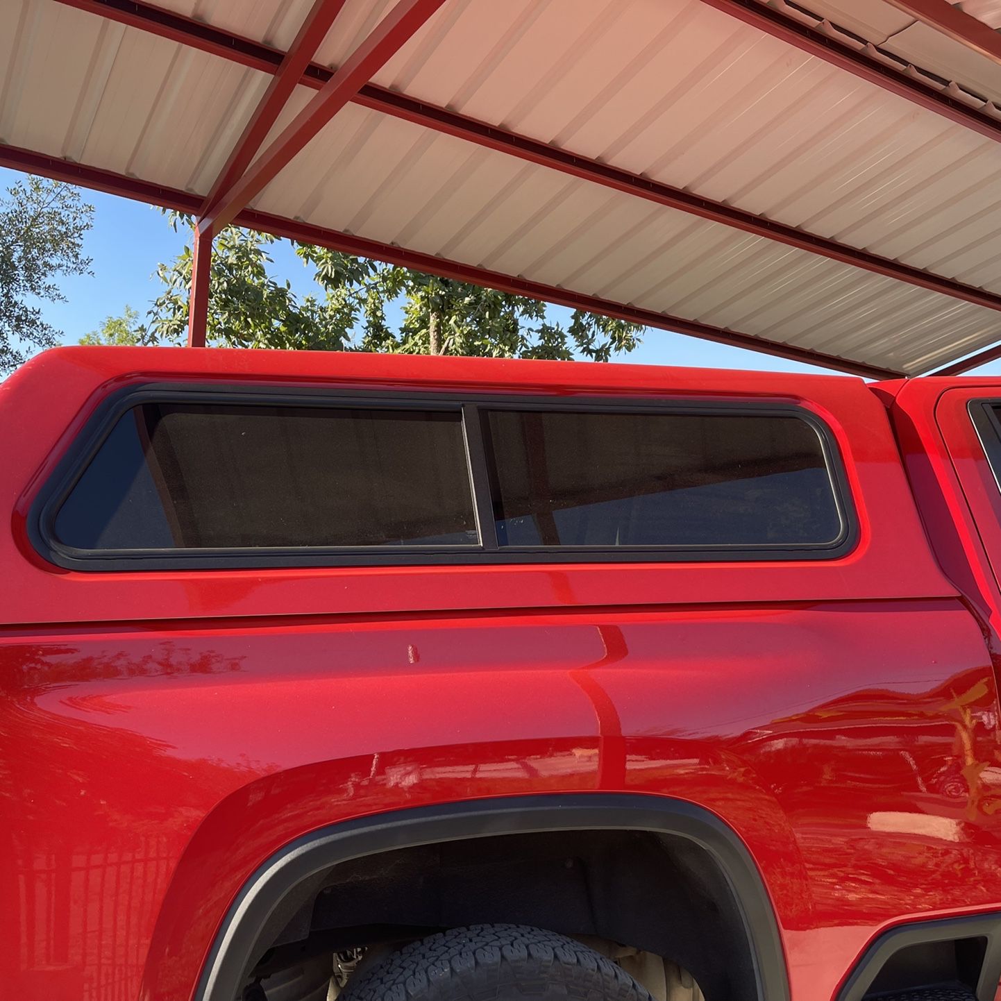 2021 Chevy Silverado 2500 7.5 Camper Shell Only ! $300 For The 1st Person To Pick It Up